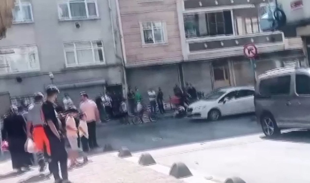  Balkona çıktı “beni kurtarın’’ diye bağırdı!