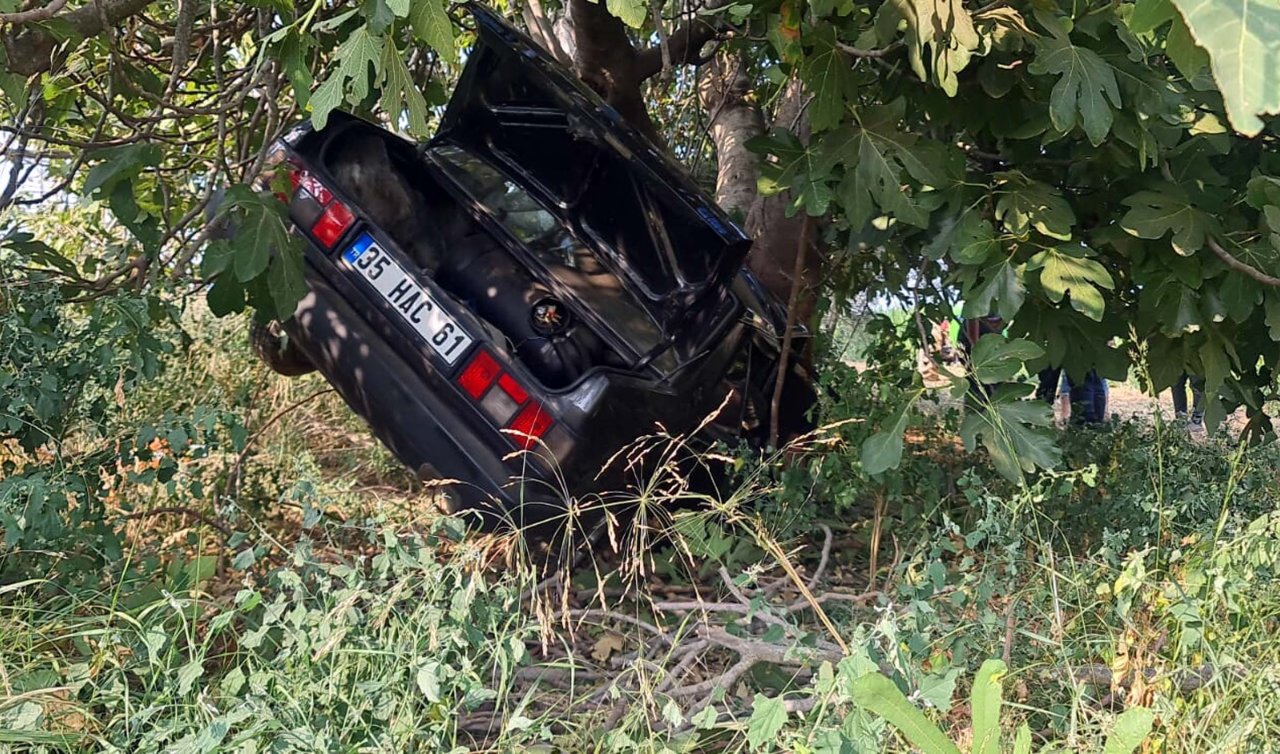  Ağaca çarpan otomobilin sürücüsü ile arkadaşı öldü