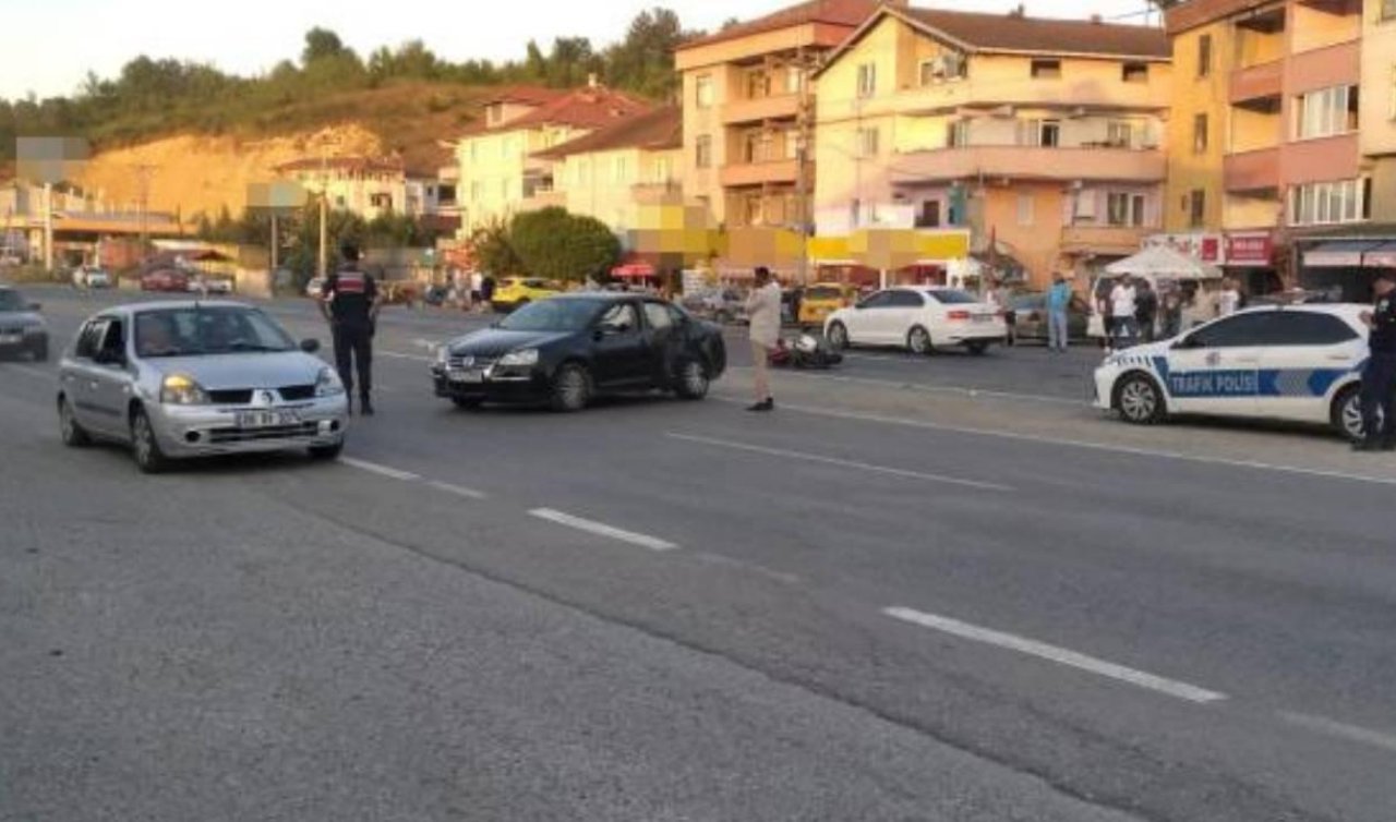  Otomobille motosiklet çarpıştı: 1 ölü, 1 yaralı
