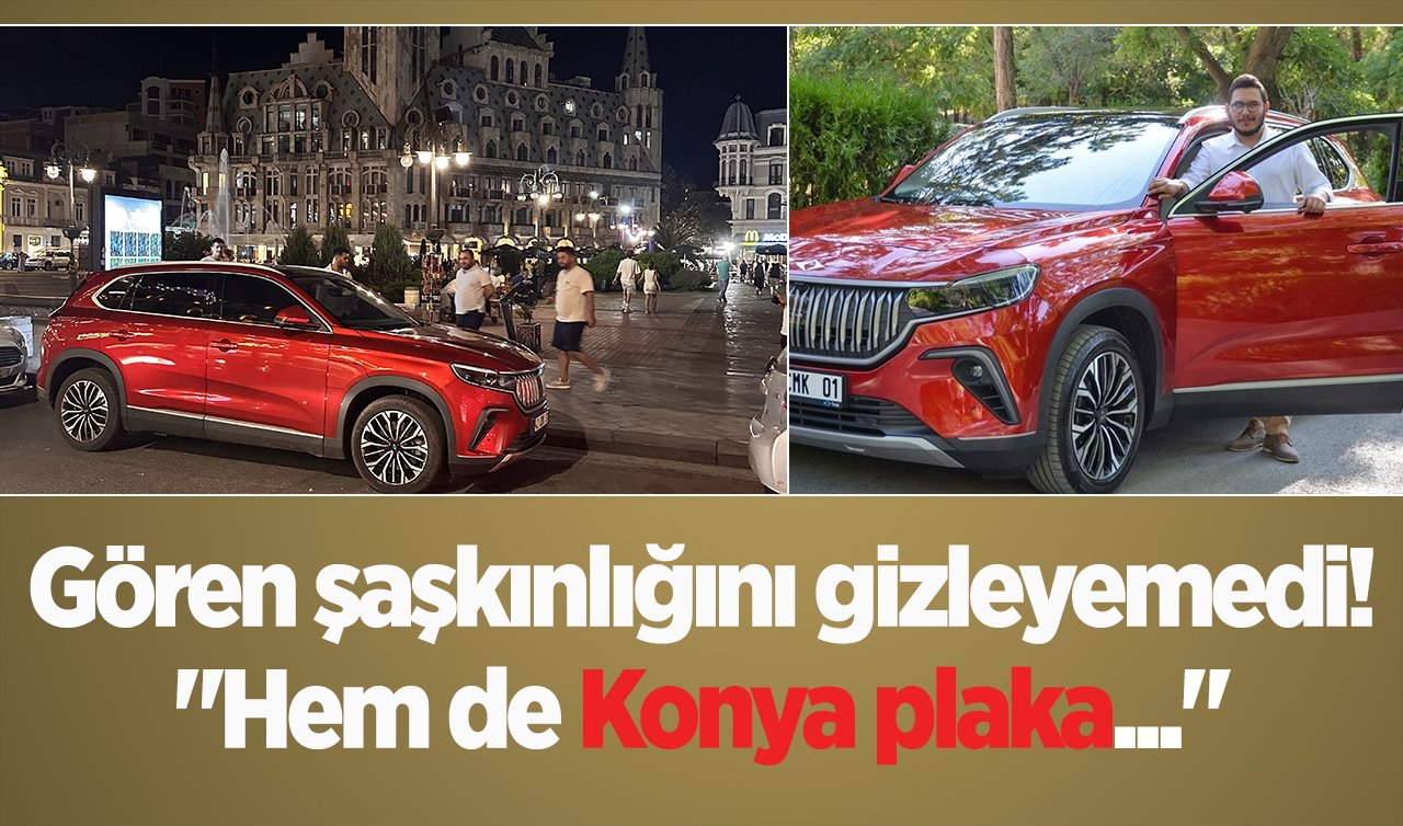 Konya plakalı Togg Gürcistan yollarında!