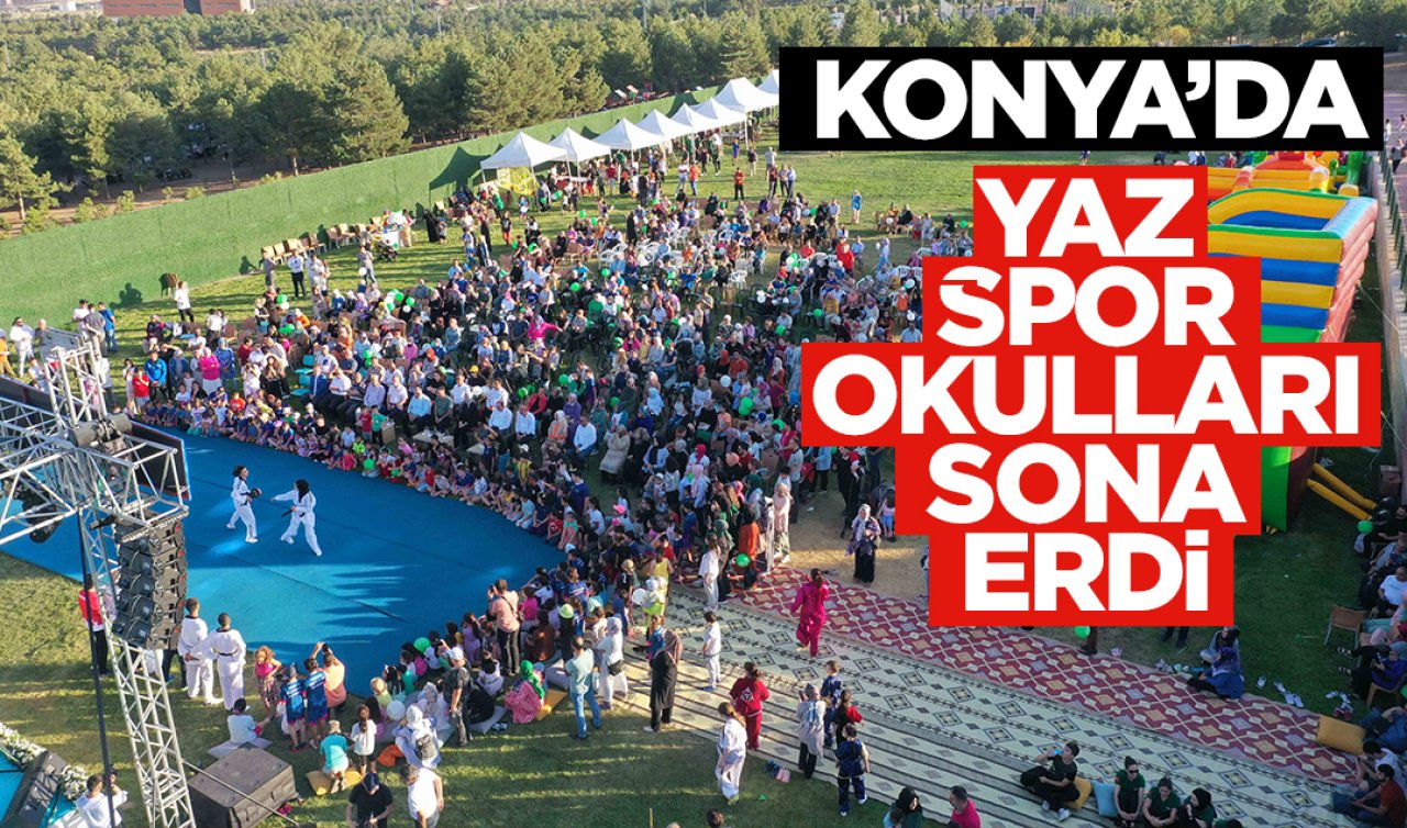 Konya’da Yaz Spor Okulları sona erdi