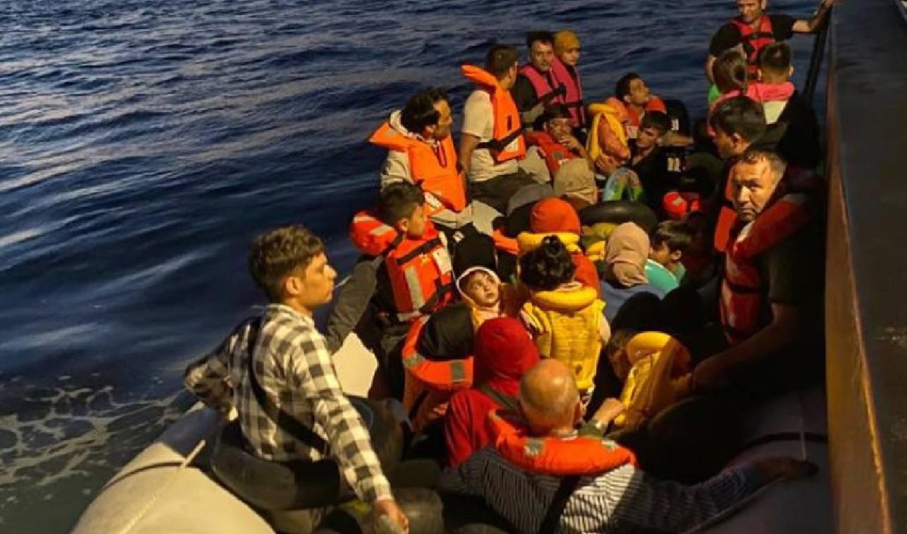 59 düzensiz göçmen yakalandı!