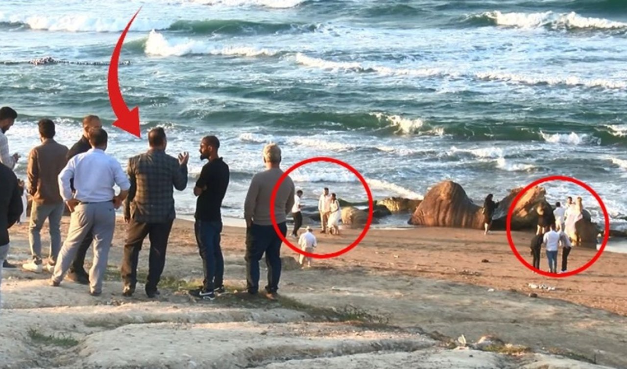  İki duygu aynı karede! Bir tarafta acı bekleyiş, diğer tarafta mutluluk