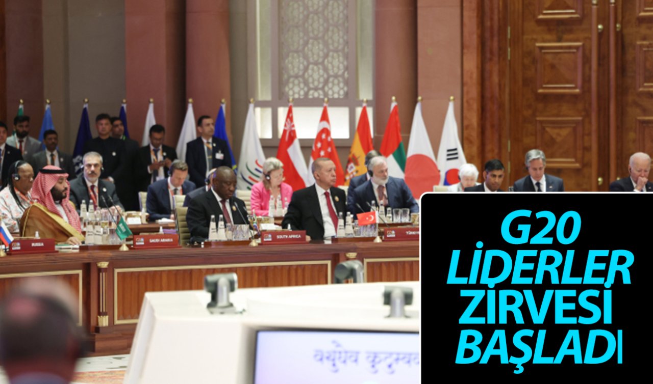 G20 Liderler Zirvesi başladı