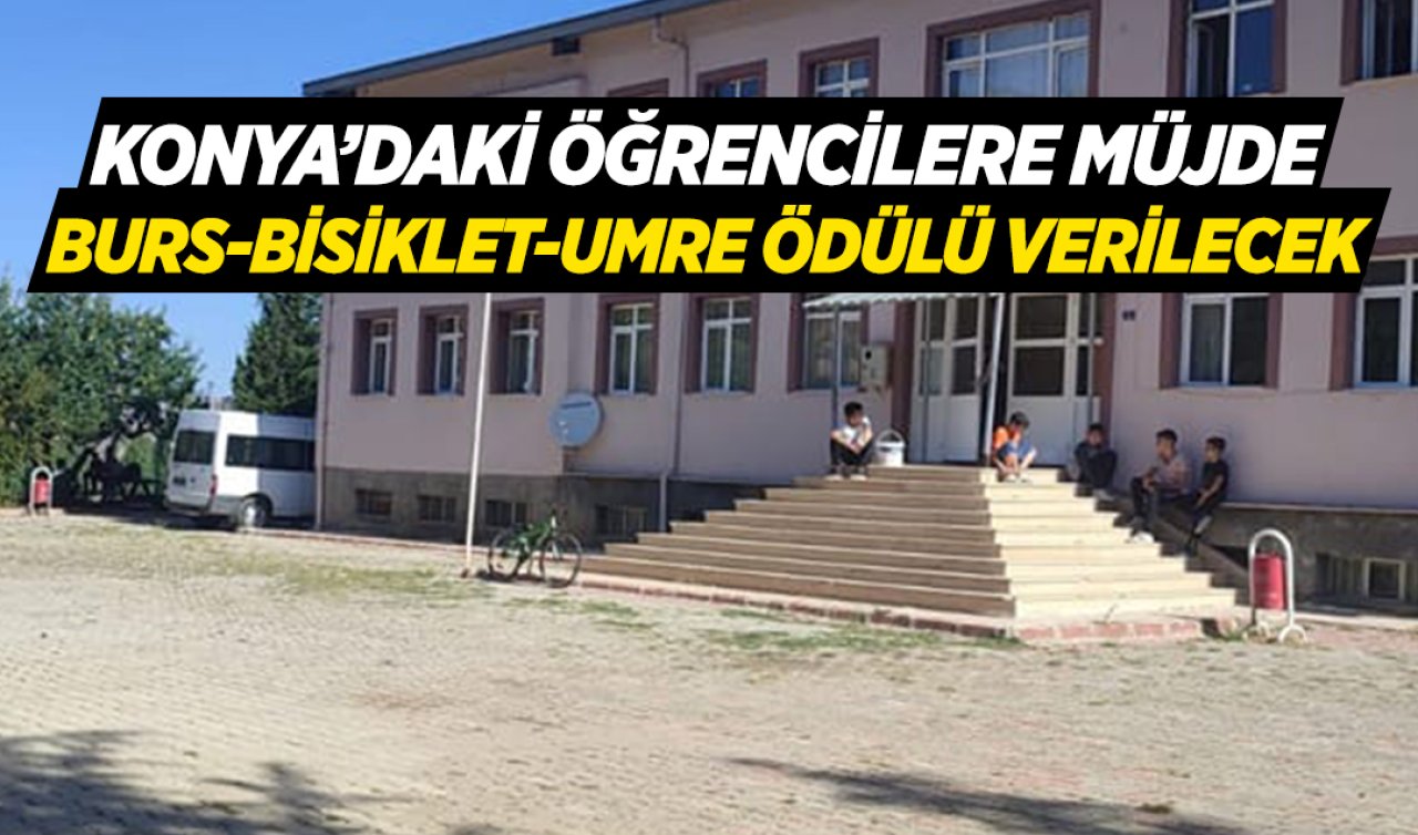 Konya’daki öğrencilere müjde! Burs, bisiklet ve umre ödülü verilecek