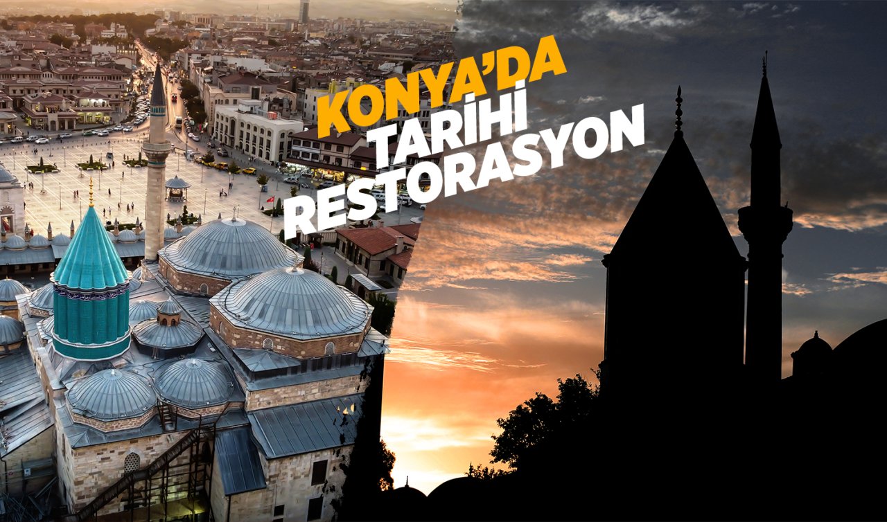 Konya’da tarihi restorasyon! Yeni hali beğeni topladı