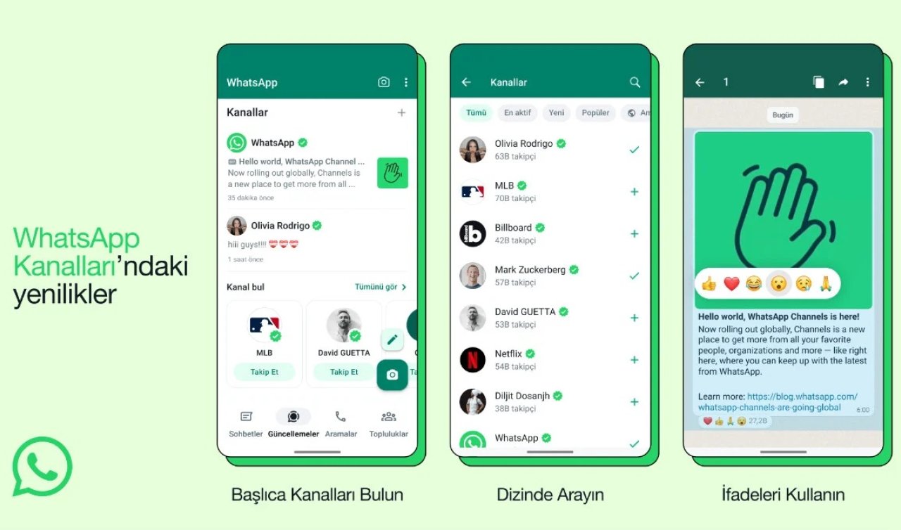 WhatsApp duyurdu: Kanallar özelliği Türkiye’de!