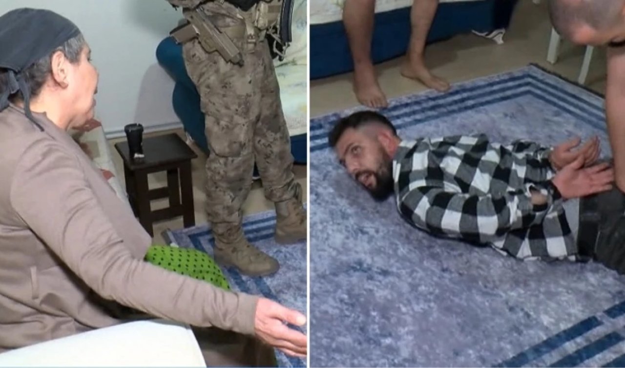  Oğlu yakalanan annenin zor anları! Sinir krizi geçirdi!