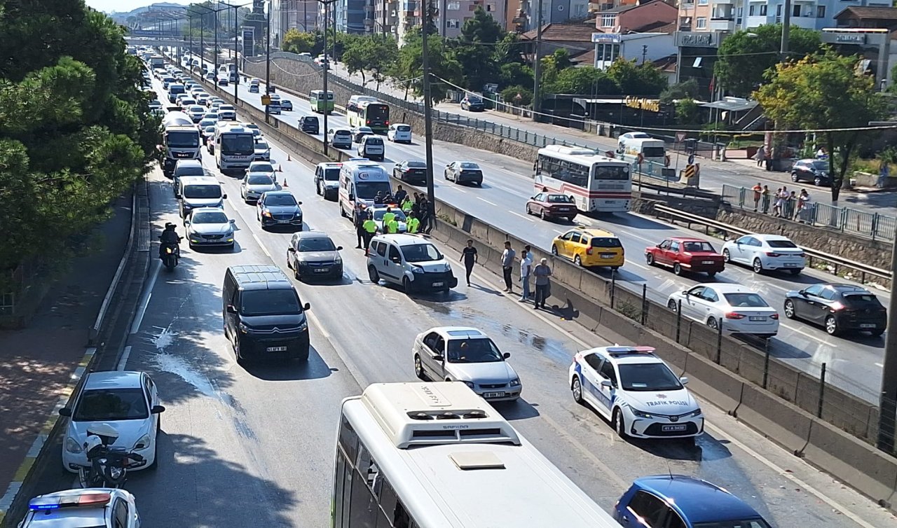 Polis minibüsleri zincirleme kazaya karıştı: 5 yaralı