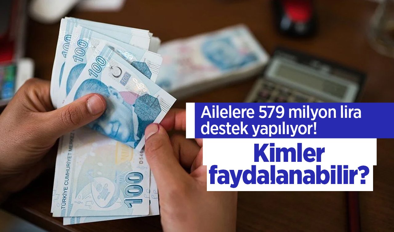 Ailelere 579 milyon lira destek yapılıyor! Kimler faydalanabilir? Sosyal ve Ekonomik Destek ödemesi 2023