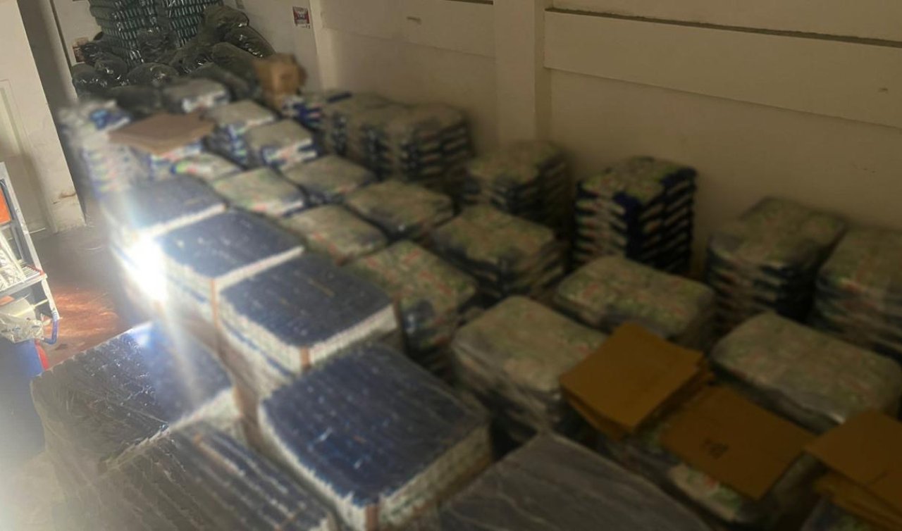 27 ton sahte toz deterjan ele geçirildi
