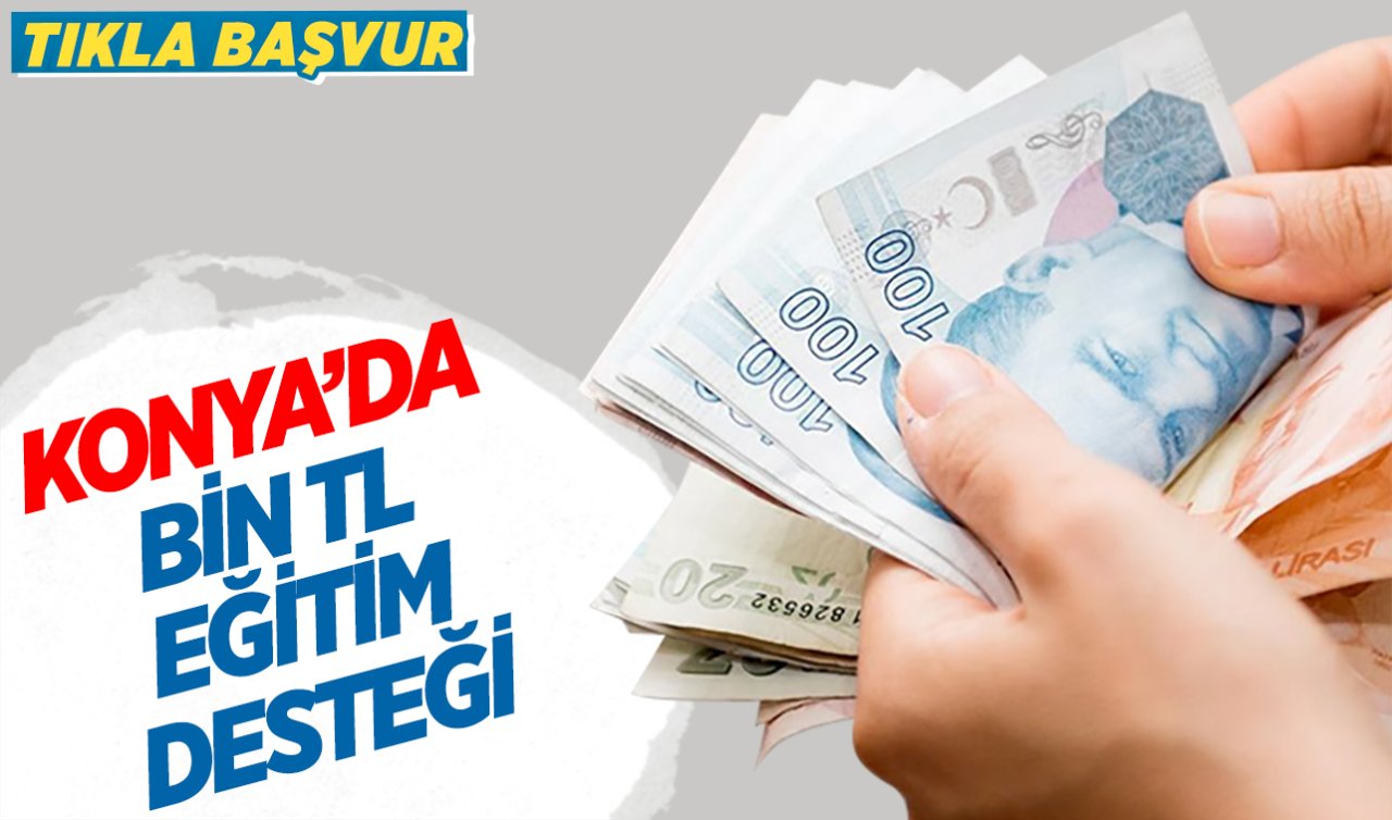 Konya’da belediyeden maddi destek! Son başvuru tarihi 6 Ekim