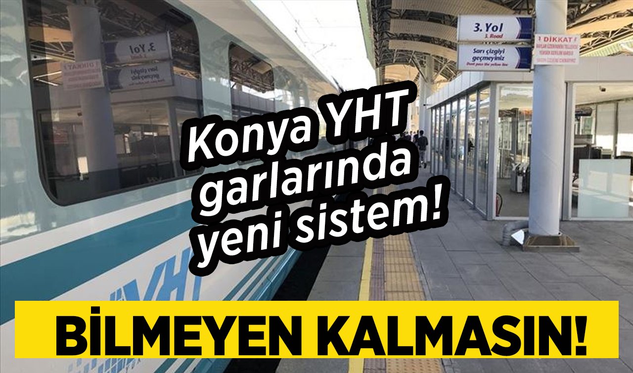Konya YHT garlarında yeni sistem! Bilmeyen kalmasın: Kabin görevlilerine eğitimi verildi 