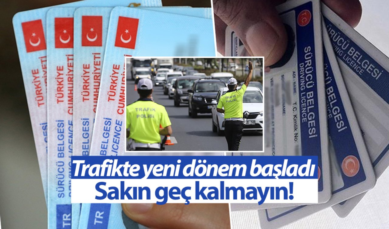 Trafikte yeni dönem başladı: Tek bir kartta birleşiyor! Sakın geç kalmayın