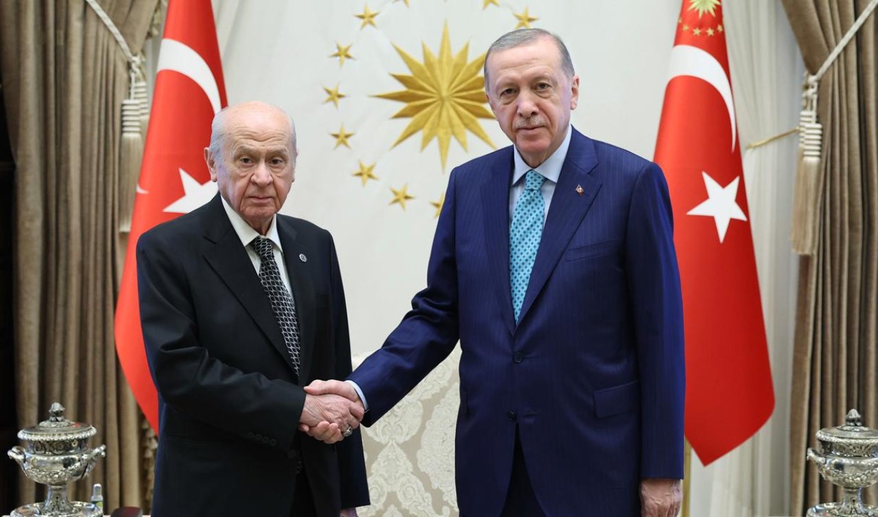 Cumhurbaşkanı Erdoğan Devlet Bahçeli ile görüştü