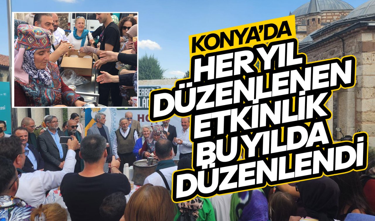 Konya’da her yıl düzenlenen etkinlik bu yılda düzenlendi 
