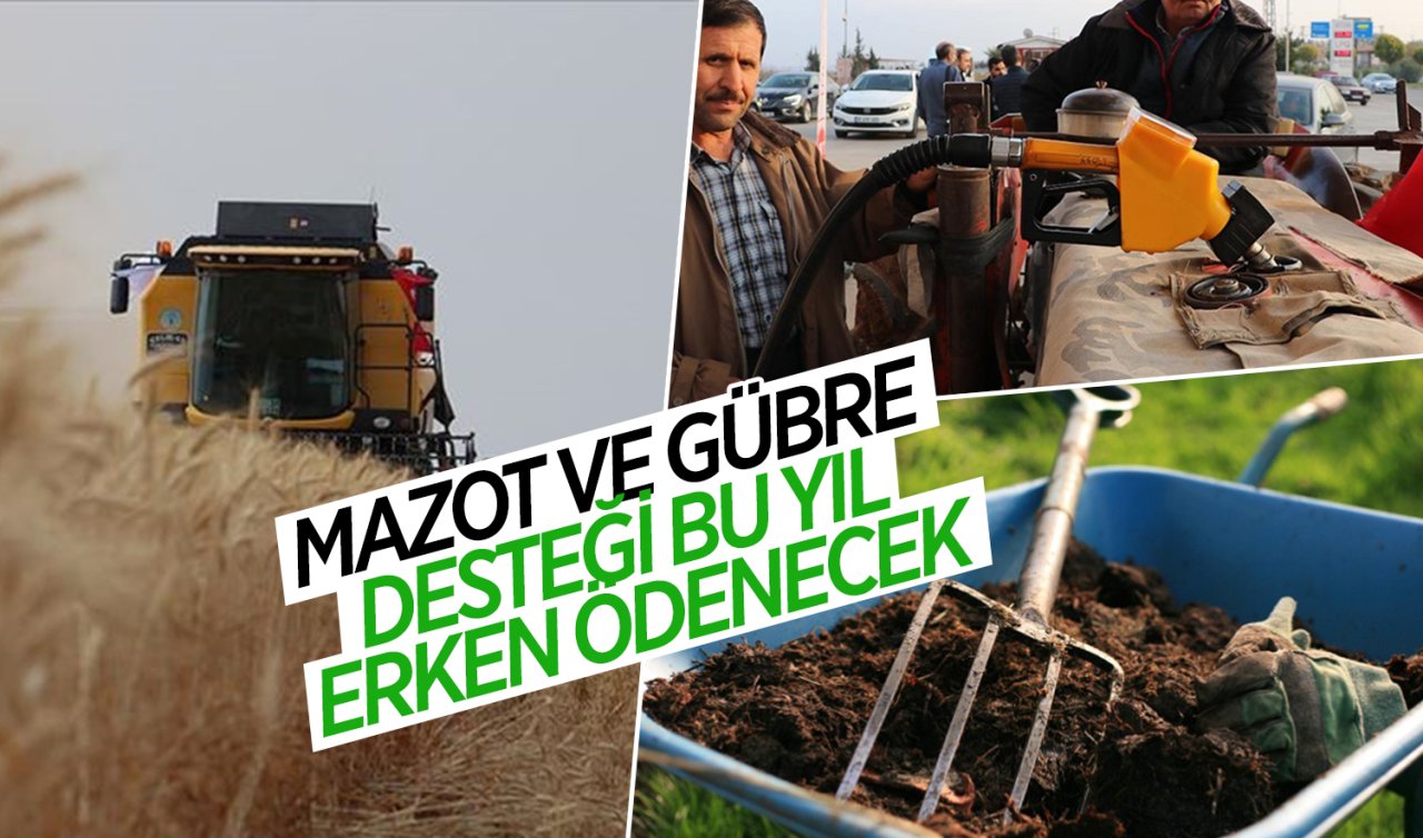 Konyalı çiftçilere müjde! Mazot ve gübre destekleri erken ödenecek