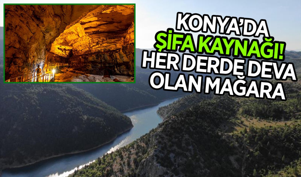 Konya’da doğal şifa alanı! Astımdan romatizmaya kadar her derde deva