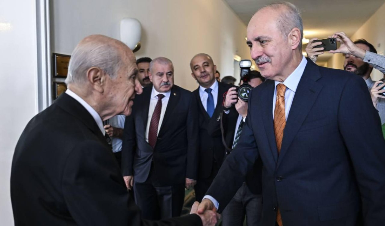 TBMM Başkanı Kurtulmuş, MHP Genel Başkanı Bahçeli’yi ziyaret etti