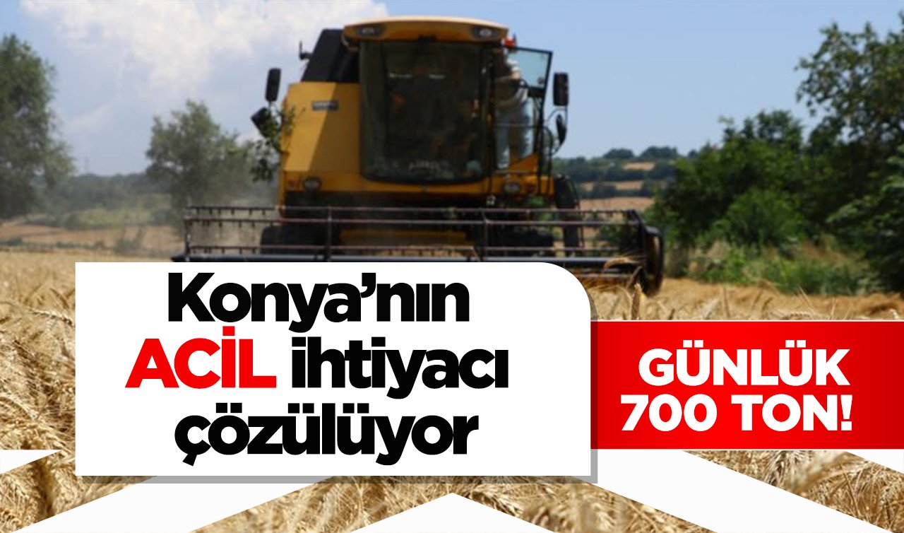 GÜNLÜK 700 TON!  Konya’nın ACİL ihtiyacı çözülüyor: Kazanç katlanacak! 