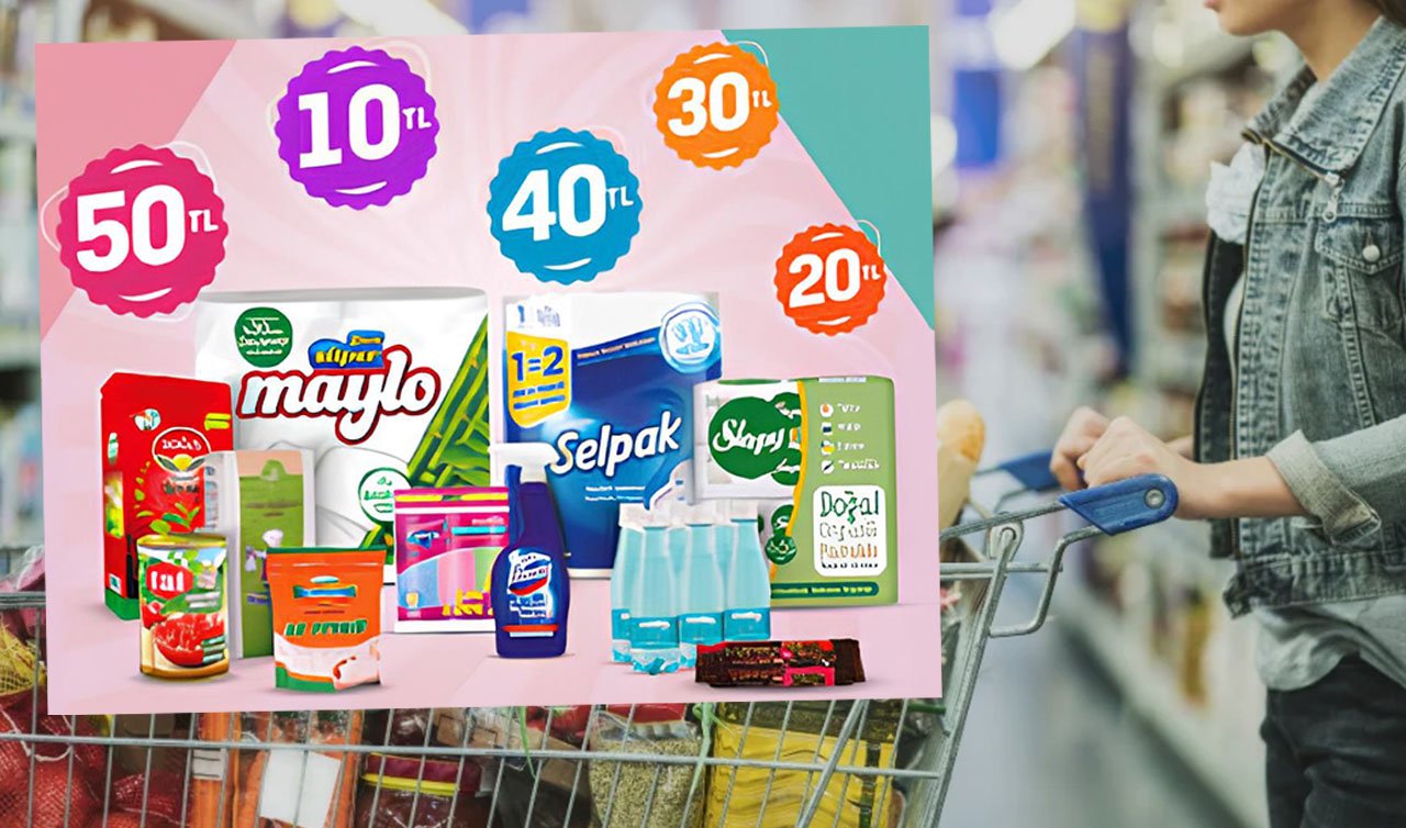 Konya’da Migroslar’da Ne alırsan 10, 20, 30, 40, 50 TL! Kağıt havlu, bebe bisküvisi, yoğurt, çamaşır suyu… Fiyatı sadece 20 TL