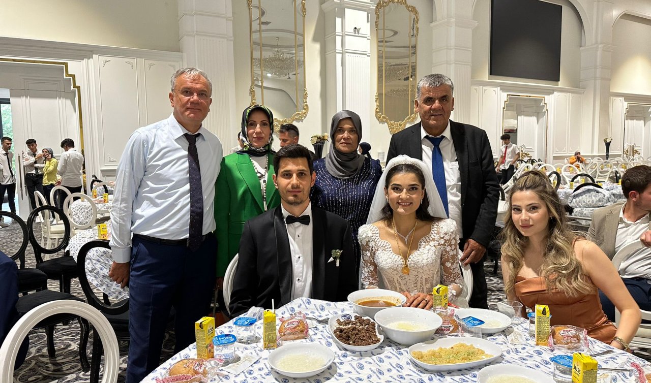 Özcan ve Yıldırım ailelerinin mutlu günü