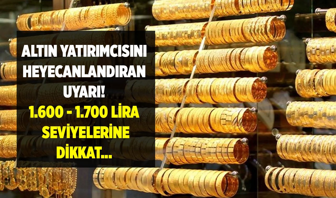 Ünlü Ekonomist Hatice Kolçak’tan altın yatırımcısı heyecanlandıran uyarı: 1.600-1.700 lira seviyelerine dikkat!