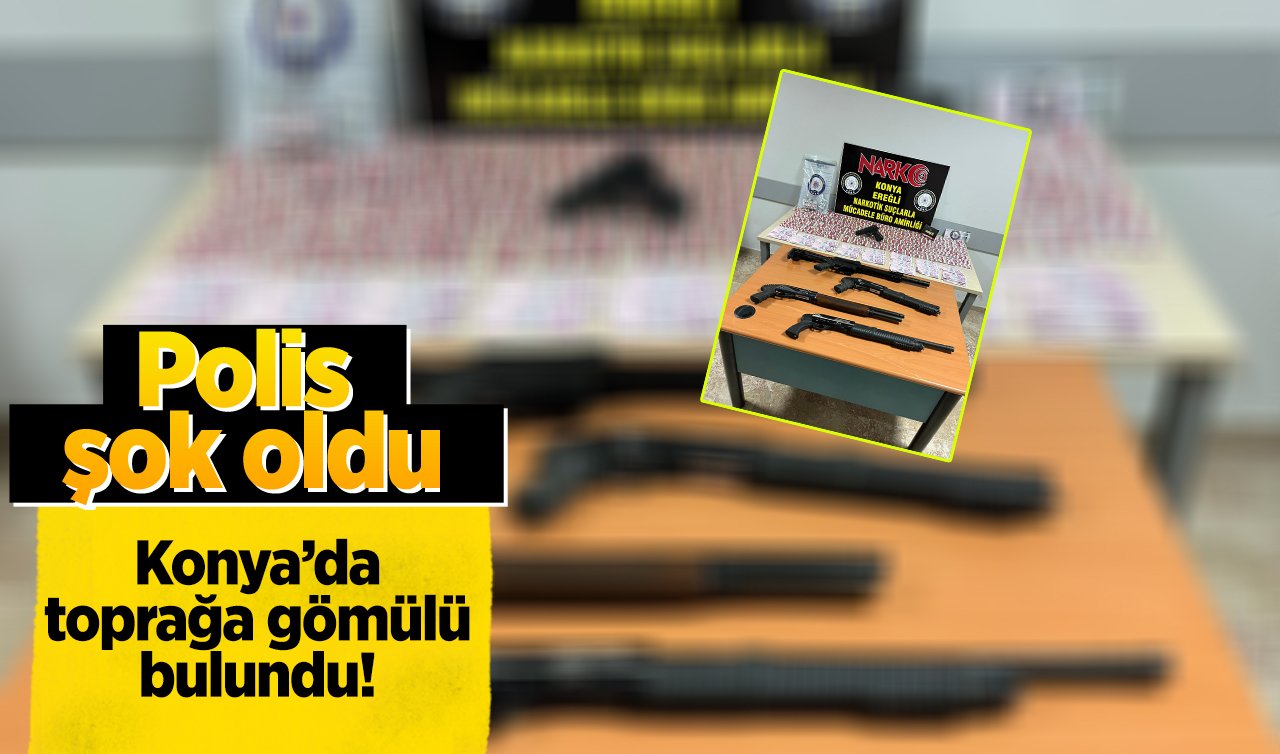 Konya’da toprağa gömülü bulundu! Polis şok oldu