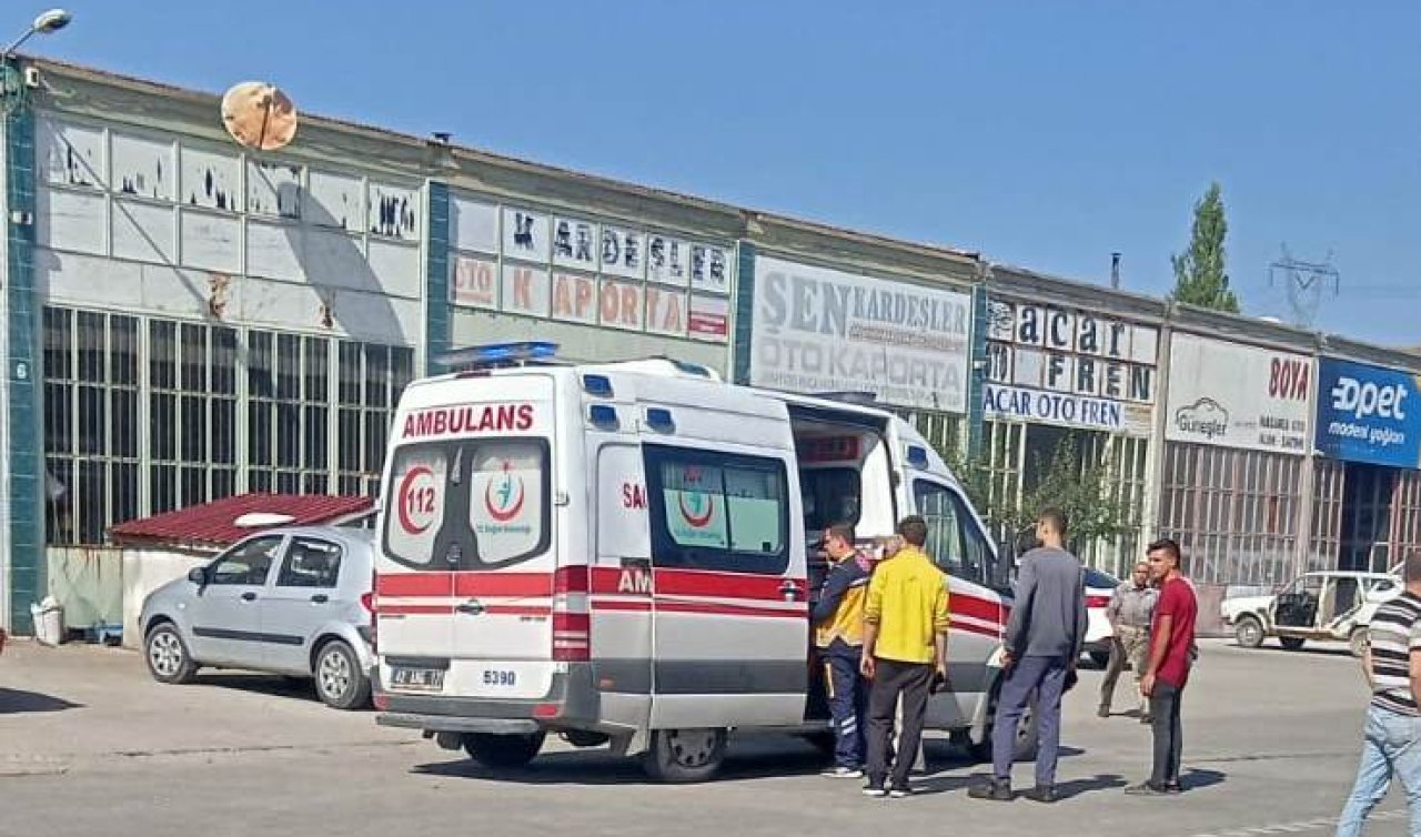 Seydişehir’de iş kazasında yaralanan işçi hastaneye kaldırıldı