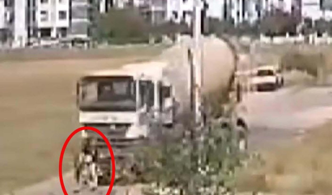 Beton mikseriyle anne ile kızına çarpan sürücü serbest