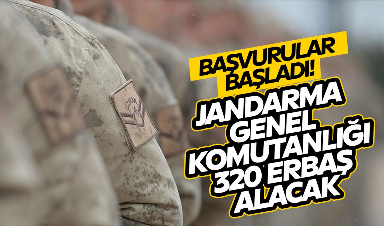 Jandarma Genel Komutanlığı 320 erbaş alacak