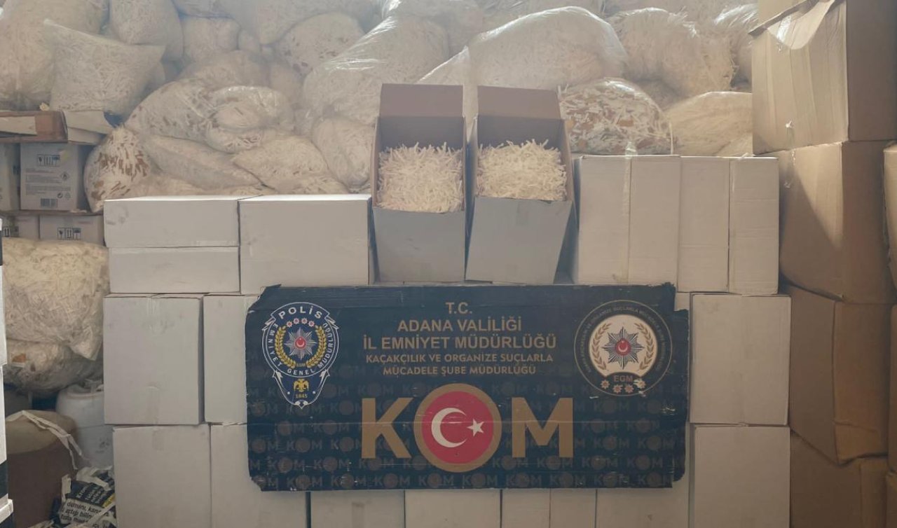 60 milyon 750 bin kaçak makaron ele geçirildi