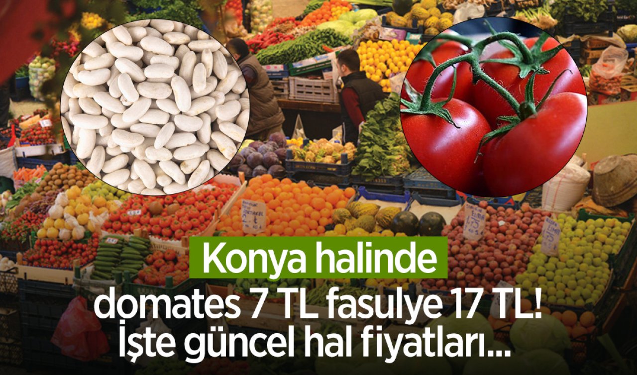 Konya hal fiyatları belli oldu! 