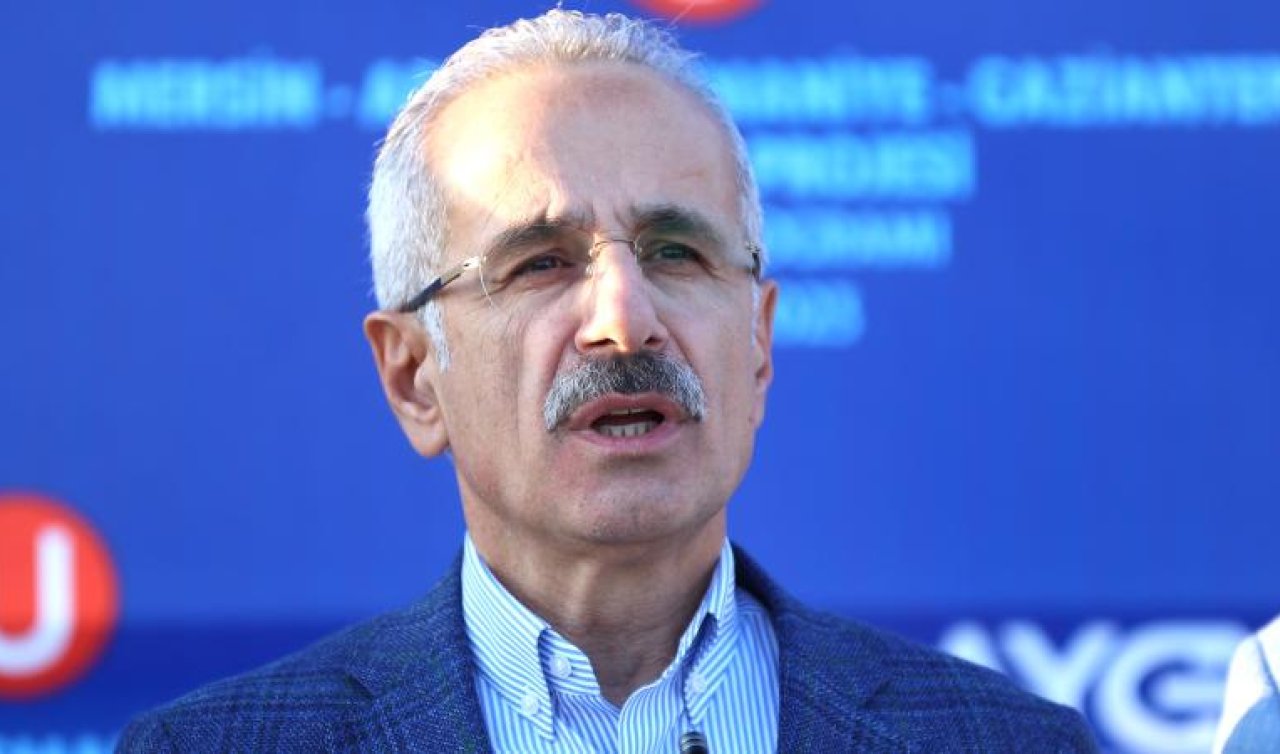 Bakan Uraloğlu: Mersin-Gaziantep arası hızlı trenle 2 saat 15 dakikaya düşecek