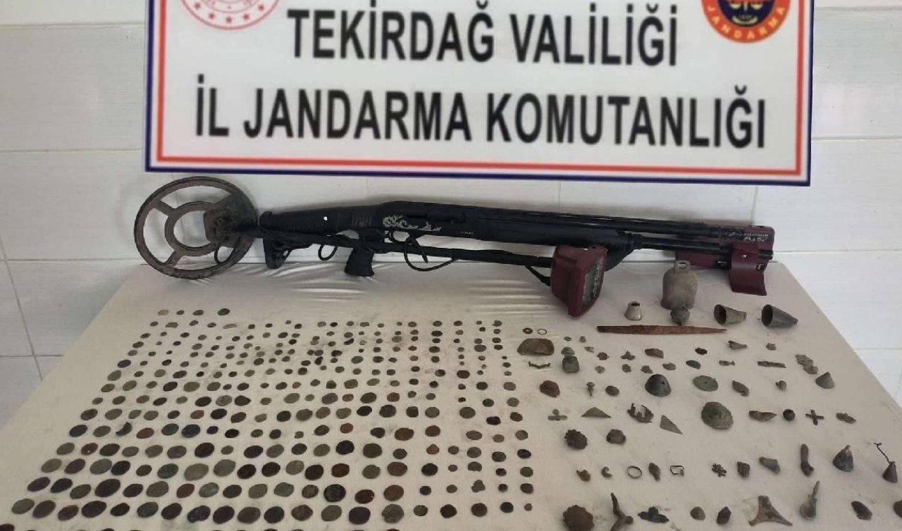 Tarihi eser kaçakçılığı operasyonu: 76 obje ve 312 sikke ele geçirildi