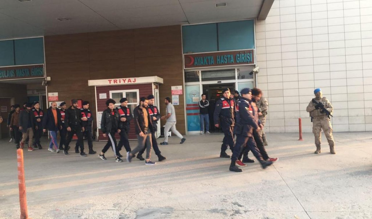 10 kaçak göçmen yakalandı!