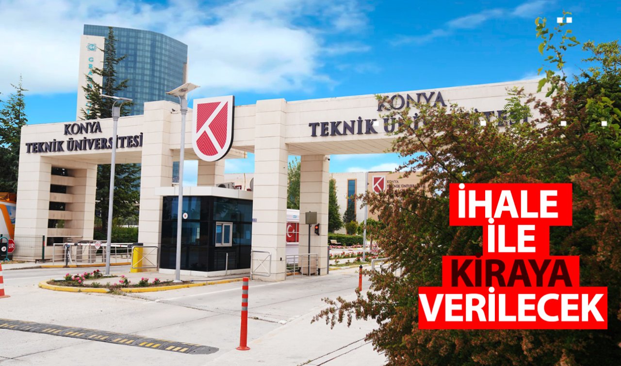 Konya’daki bu üniversitede yatırım fırsatı! 48 metrekarelik fotokopi çekim yeri kiraya verilecek