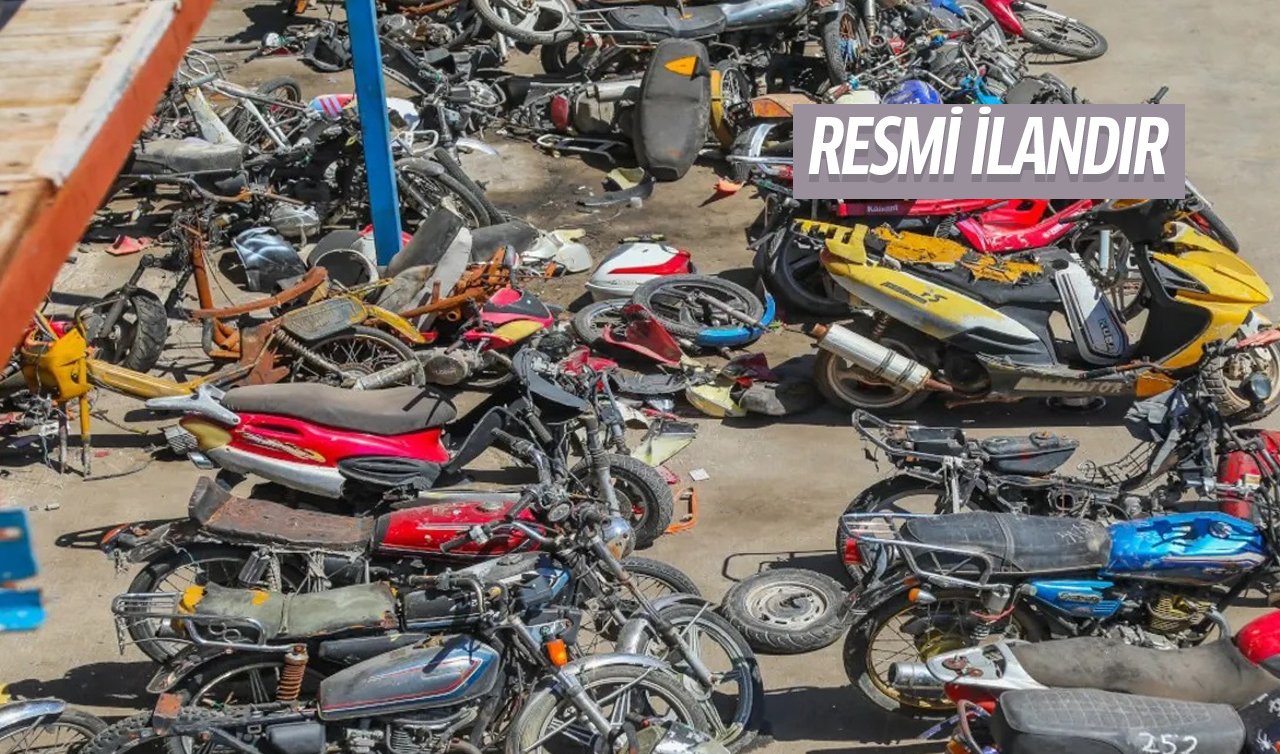 Konya’da hurda araç ve motosikletler ekonomiye kazandırılacak