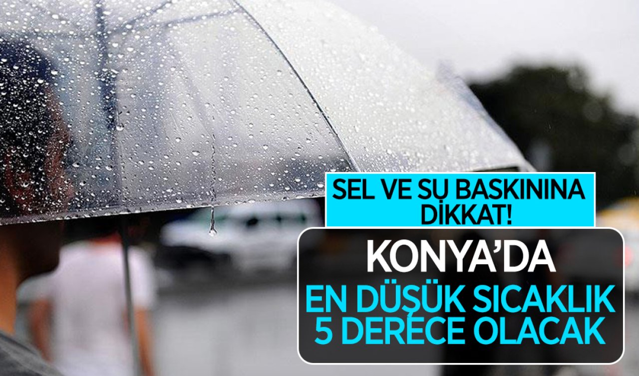 Konya’da saatlerce sürecek! Bu tarihte yağmura yakalanmayın