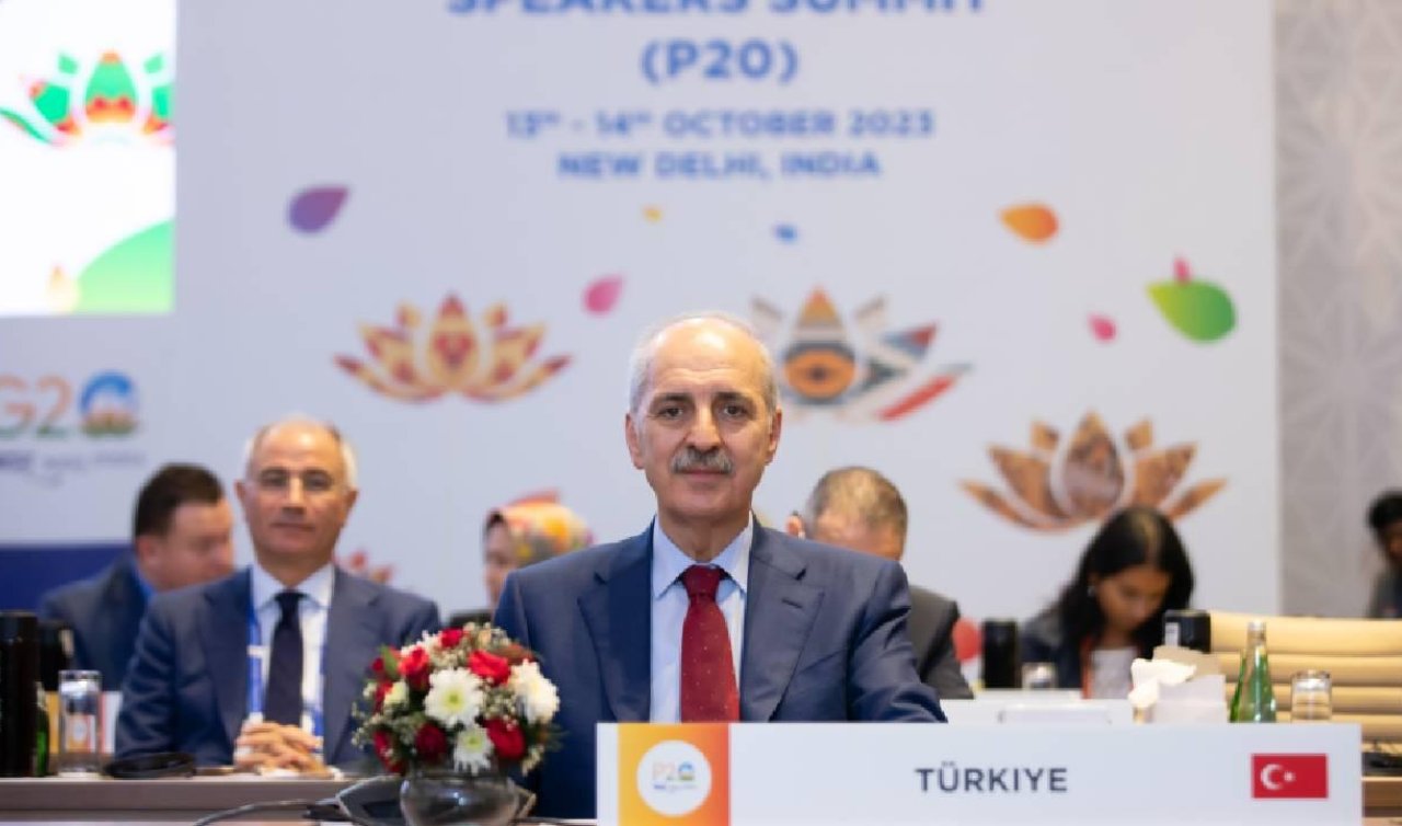 TBMM Başkanı Kurtulmuş P20 Zirvesi bildirisinde Filistin’in görmezden gelinmesini eleştirdi
