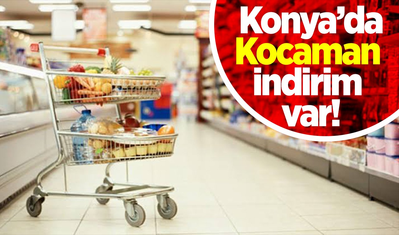 Konya’da kocaman indirim! 30’lu yumurta 69.95 ayçiçek yağı 156.95...