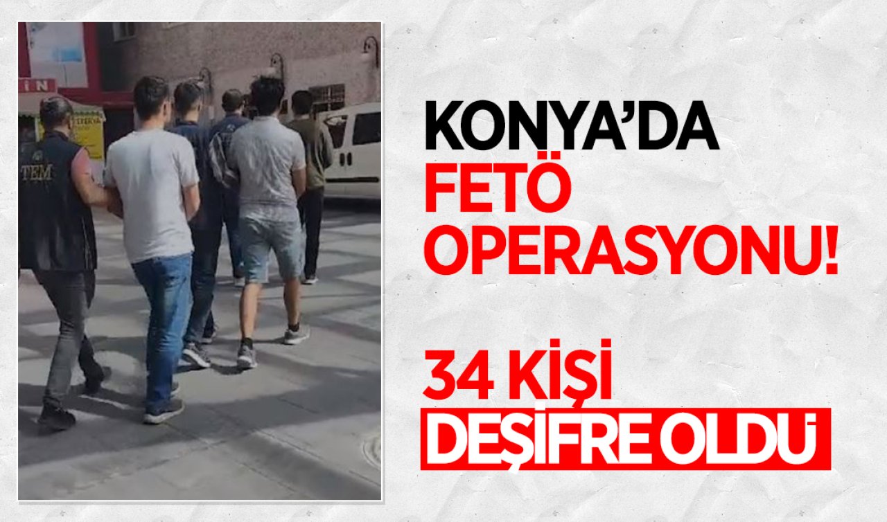Konya’da 7 FETÖ mensubu yakalandı! 
