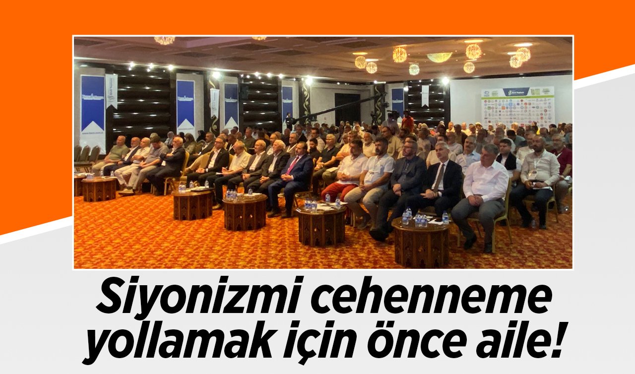 Konya STK Ufuk Turu başladı! Siyonizmi cehenneme yollamak için önce aile