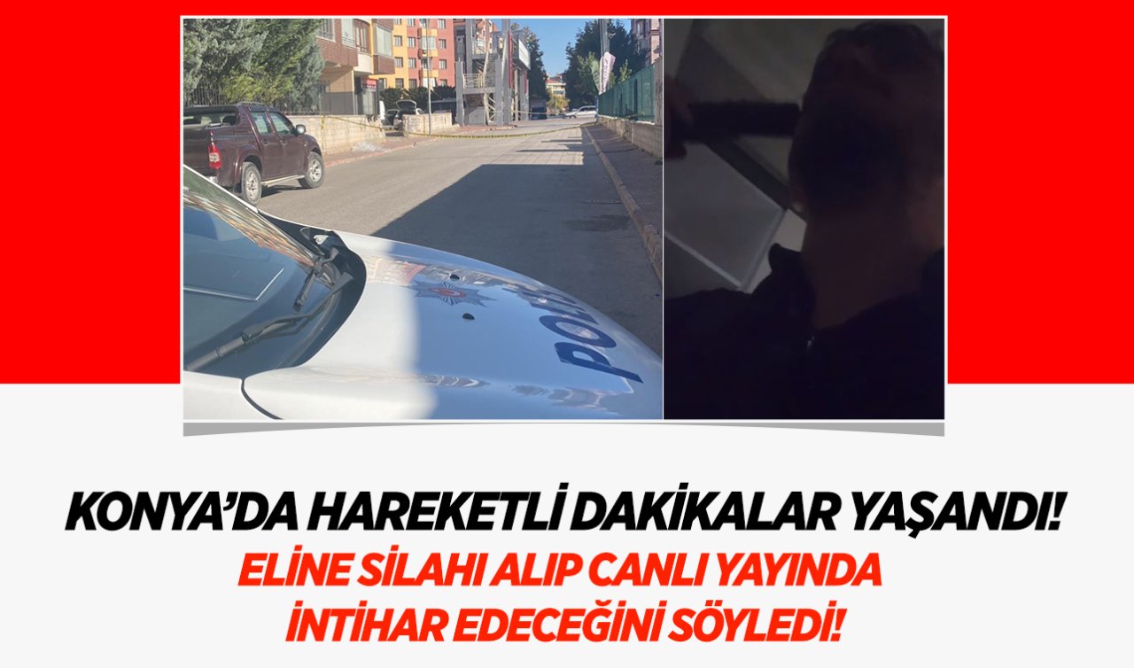 Konya’da bir genç intihar etmeye çalıştı! 