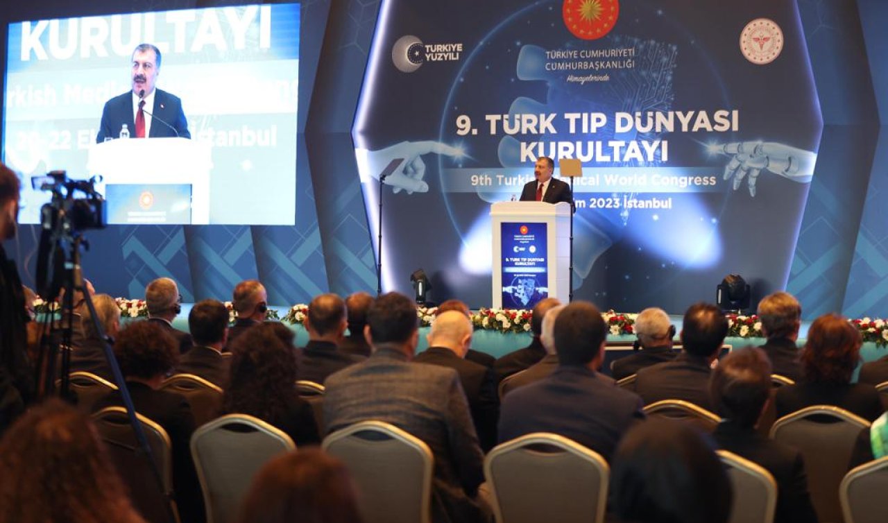 Türk Tıp Dünyası Kurultayı’nda Bakan Koca’dan Gazze mesajı