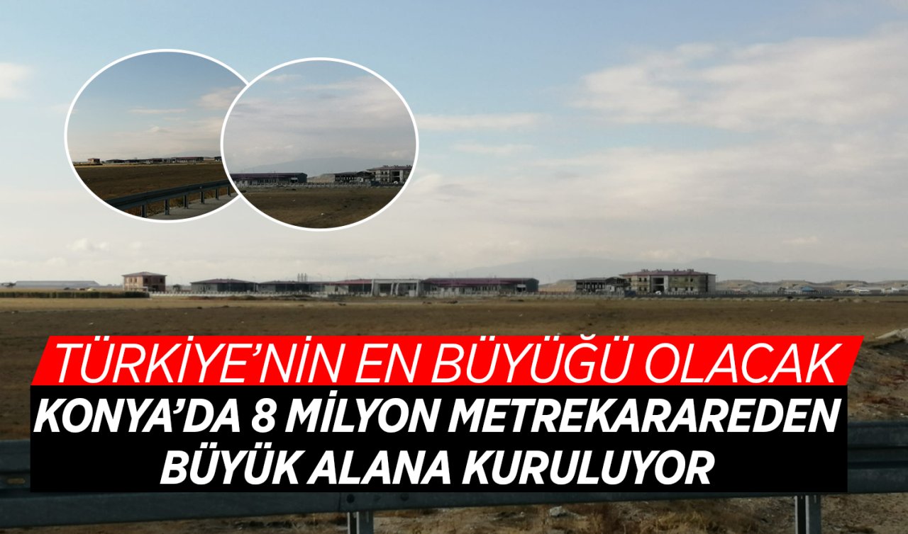 Konya’da buraya girmek yasak! Etrafı dikenli tellerle çevrili