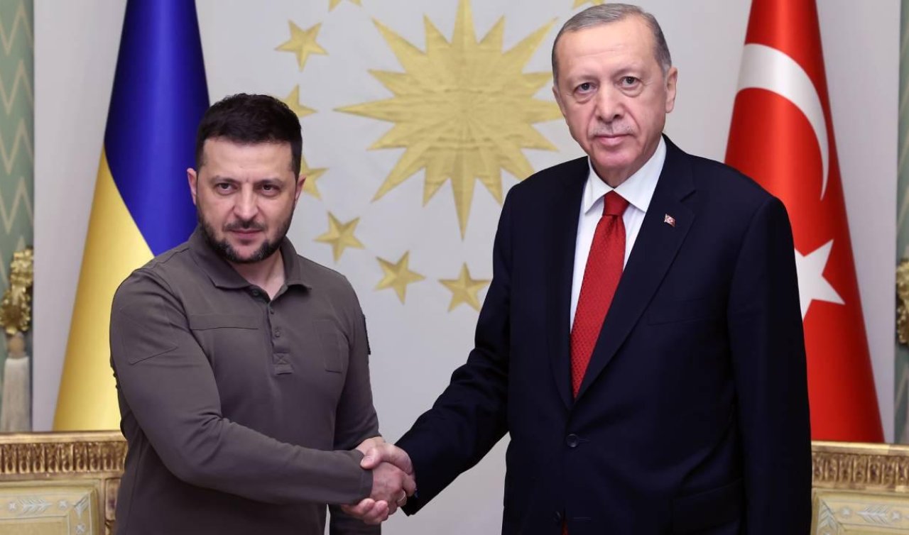Cumhurbaşkanı Erdoğan Ukrayna Devlet Başkanı Zelenskiy ile görüştü