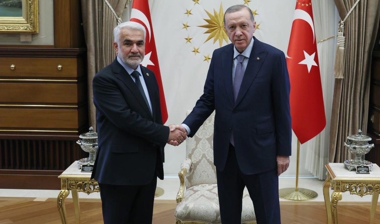Cumhurbaşkanı Erdoğan HÜDA PAR Genel Başkanı Yapıcıoğlu’nu kabul etti