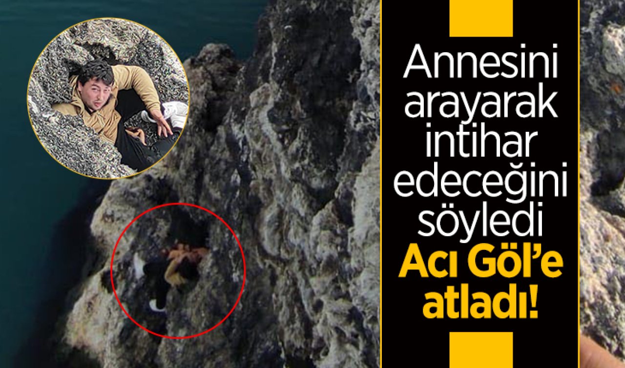 Konya’da annesini arayarak intihar edeceğini söyledi: Yüzme bilmeyen kişi göle atladı