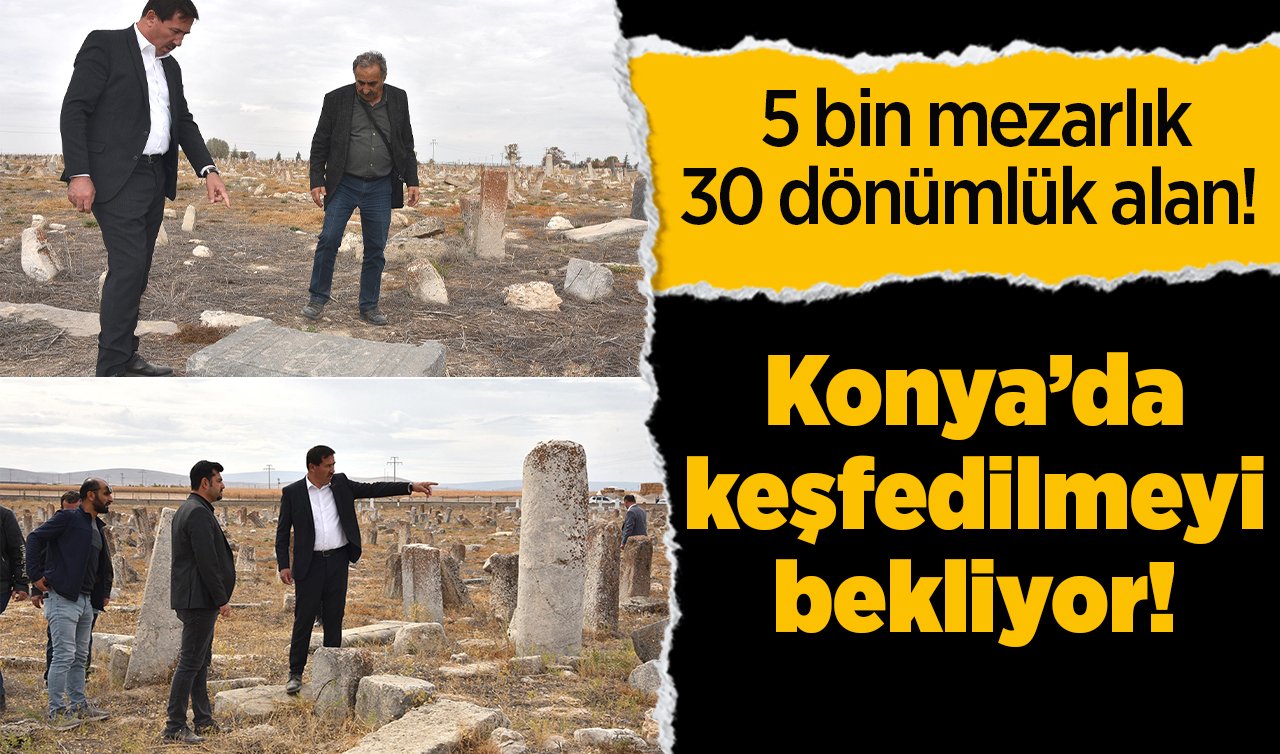 Konya’da keşfedilmeyi bekliyor! Tarihi hazine 800 yıllık